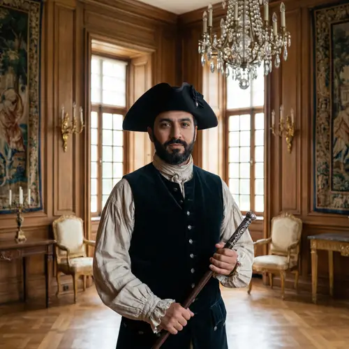 18th Century Noble Gentleman in Elegant Attire