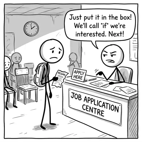 Job Application Centre Struggles