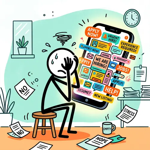 Job Listings Overwhelm: A Humorous Take