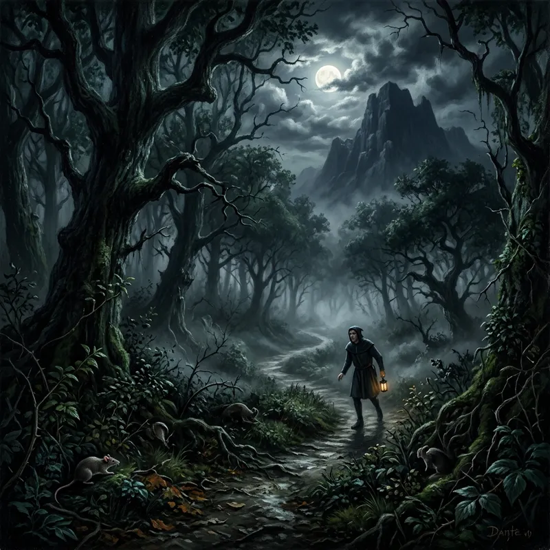 Selva Oscura di Dante: A Dark Forest Exploration