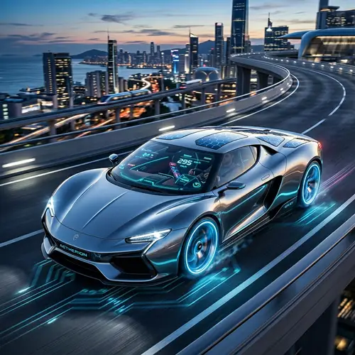 Futuristic Supercar: Luxury & Eco-Friendly Technology | Future image