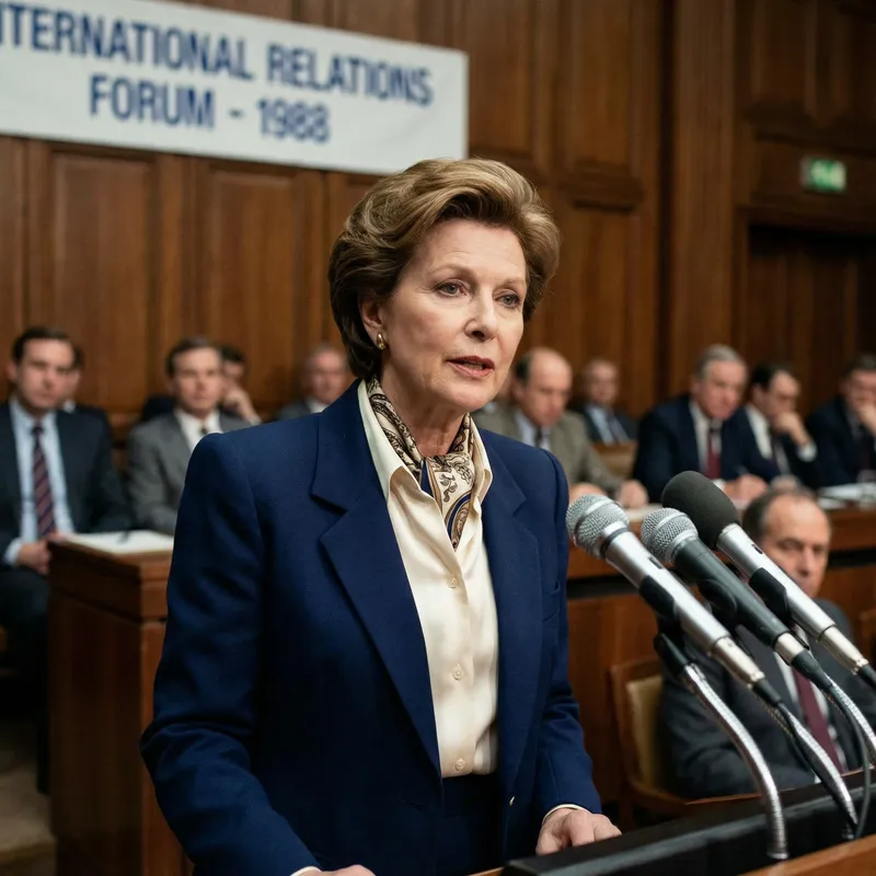 Ilana Eldan in Elegant Lady Diana Fashion