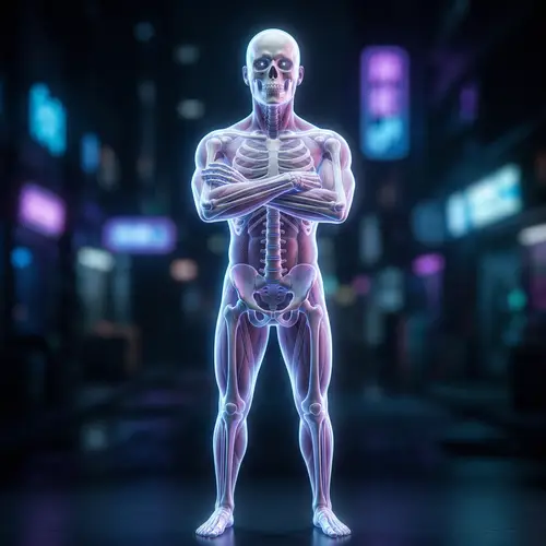 Ultra-Detailed Skeleton Avatar for TikTok Profiles