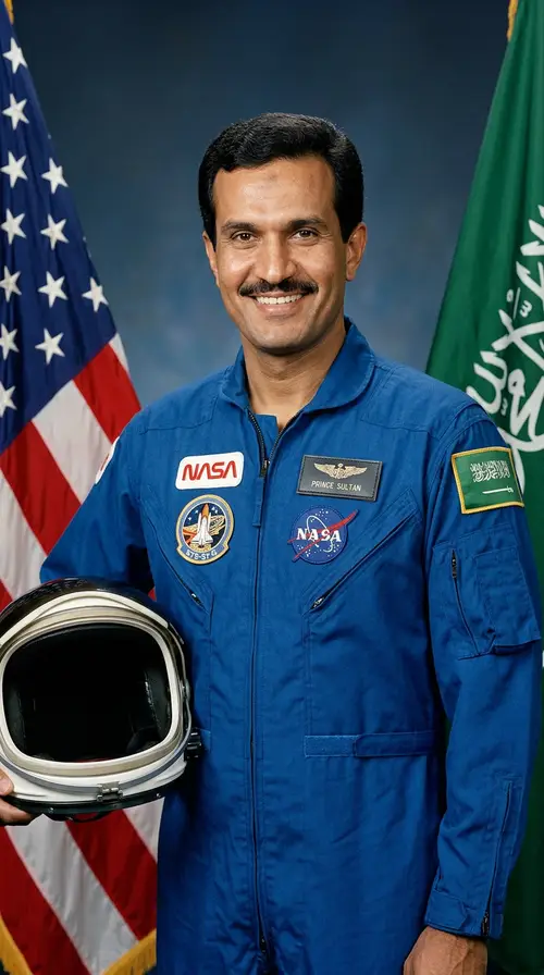 Prince Sultan bin Salman: NASA Astronaut Portrait