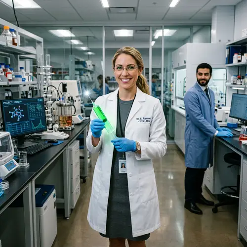 Stunning Scientist Prepares for Groundbreaking Research