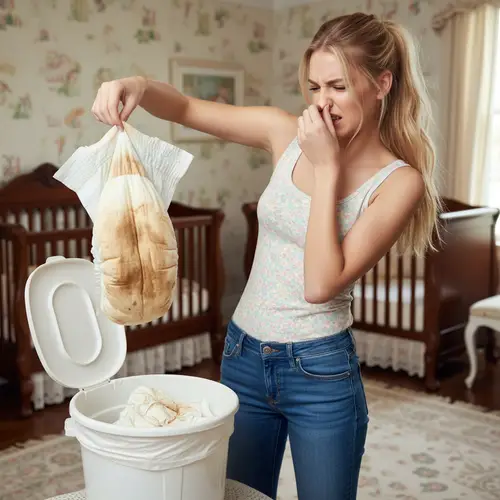 Stylish Babysitter Handles Messy Diapers with Care
