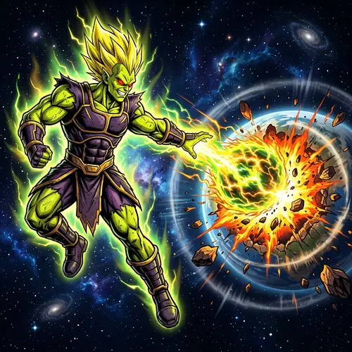 Broly Planet Destruction | Ultimate Power Unleashed