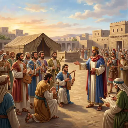King David Appoints Sons of Korah as Worship Leaders