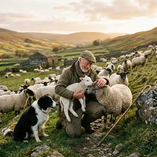 Shepherd's Love: Bond with His Sheep