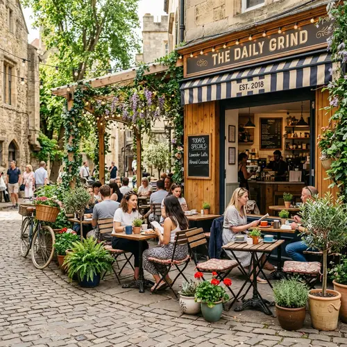 Charming Outdoor Coffee Shop Design Ideas