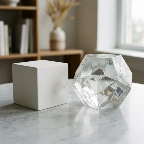 Cubo y Poliedro: Geometric Artistry Unveiled