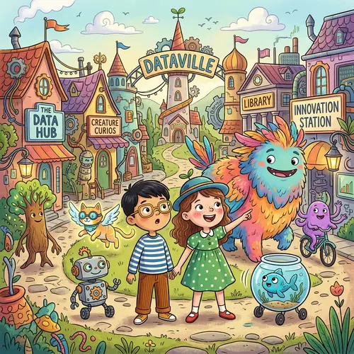 Explore the Whimsical Town of DataVille with Polly and Sam