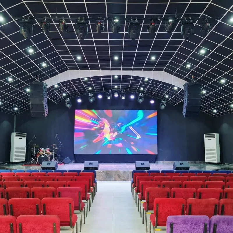 Stage Design with LED Screens and Sound Systems