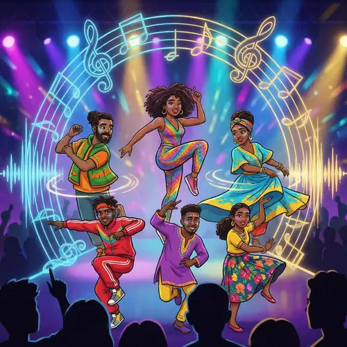 Dynamic Dance Performance with Diverse Multicultural Dancers