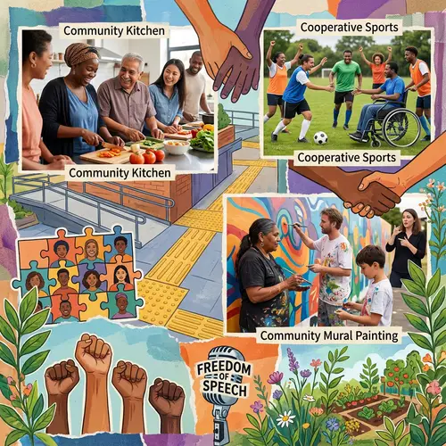 Diversity in Action: A Collage of Unity and Empowerment