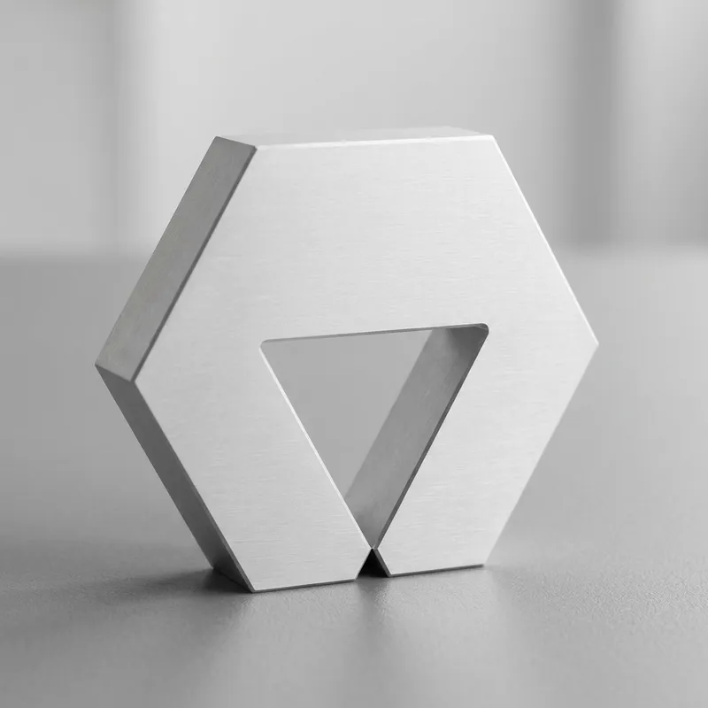 Inverted Equilateral Triangle with Hollow Base