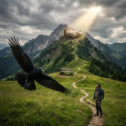 Epic Mountain Hike: Dreams in Nature's Canvas