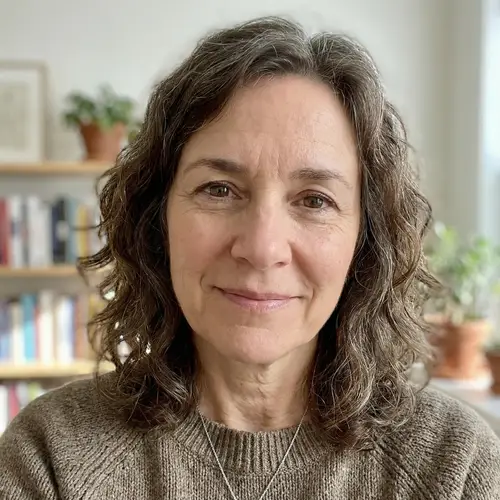 Warm and Kind Woman with Brown Eyes | Elegant Portrait