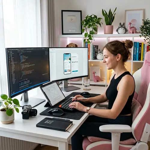 Inspiring Home Office Setup for UI/UX Designers