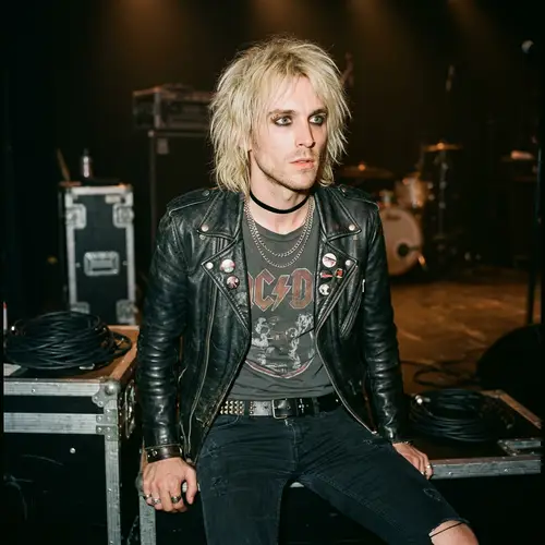 Unique Blonde Rock Band Style: Pierced Vocalist