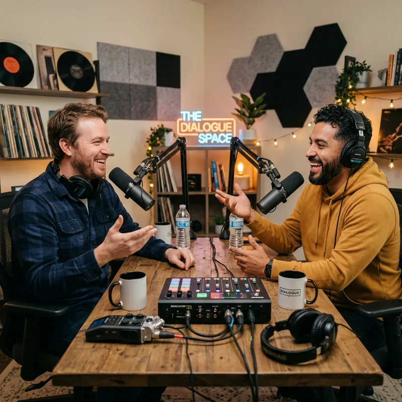 Dynamic Podcast Discussion Between Diverse Faces