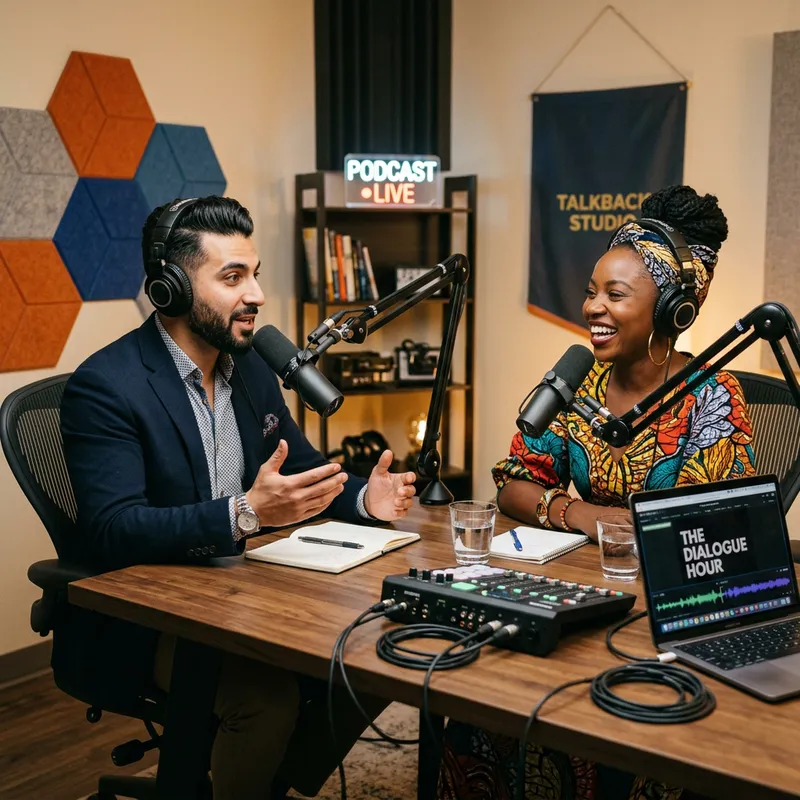 Diverse Podcast: Conversing Middle-Eastern Man & Black Woman