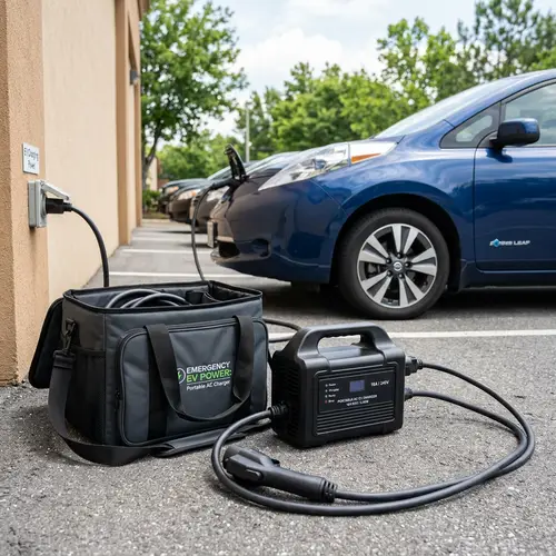 Portable AC EV Charger with Carry Bag - Convenient and Efficient Charging Solution