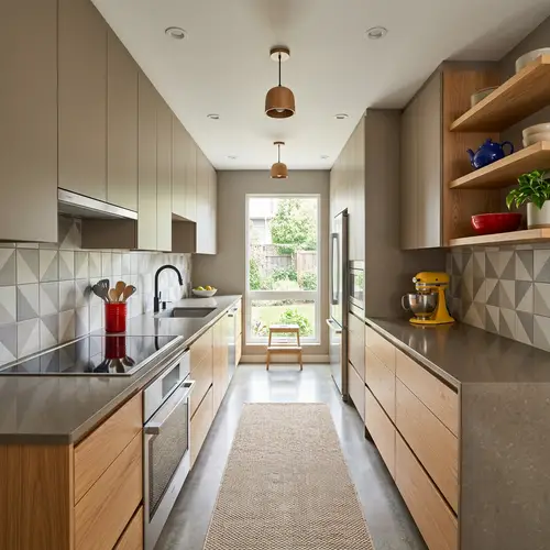 Modern 7'0 x 10'0 Kitchen Design with Sleek Minimalist Style