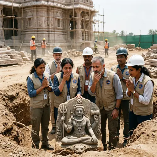 Space Scientists Discover Hindu Mythology Artifact at Indian Temple