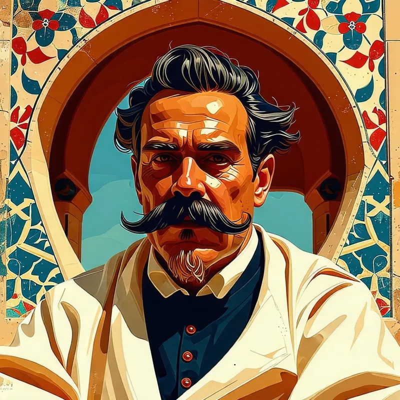 Philosopher Challenging Norms with Nietzschean Influence in Moroccan Setting