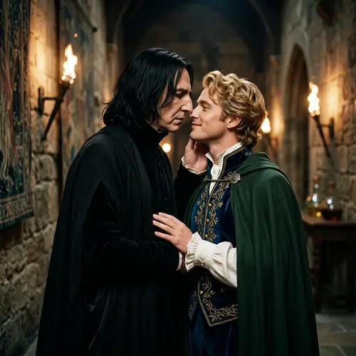 Magical Universe Characters: The Tall Figure and the Charming Man