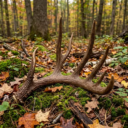 Beautiful Naturally Shed Deer Antler | Intricate Brown Tines