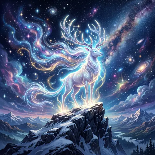 Mesmerizing Cosmic White Deer: The Legendary Arceus | Pokemon Series