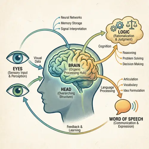 Human Cognitive Processes Mind Map