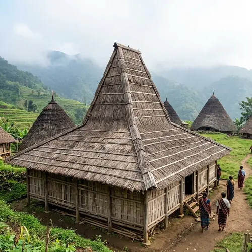 Transform Manggarai Rooftop Architecture into Joglo House Roof Shape