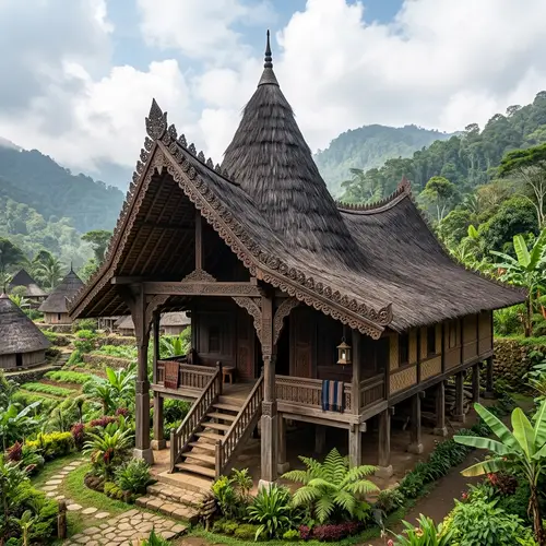 Distinctive Architectural Design Combining Wae Rebo, Joglo & Stilt House Styles