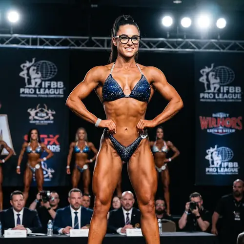 IFBB Bodybuilder Pro in Bikini: Strength & Beauty