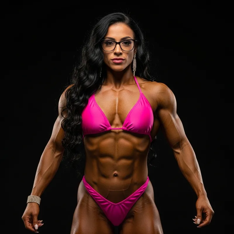 IFBB Bodybuilder Pro in Bikini: Strength & Beauty