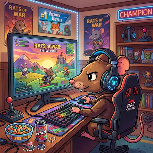 Rat Gameur: Epic Fortnite Battles Await