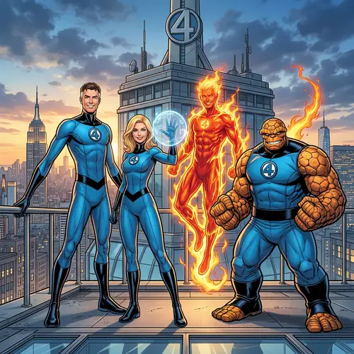 The Fantastic Four: Full Body Portrait