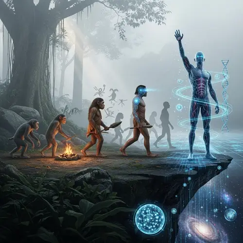 Evolution from Primal to Futuristic Humanity