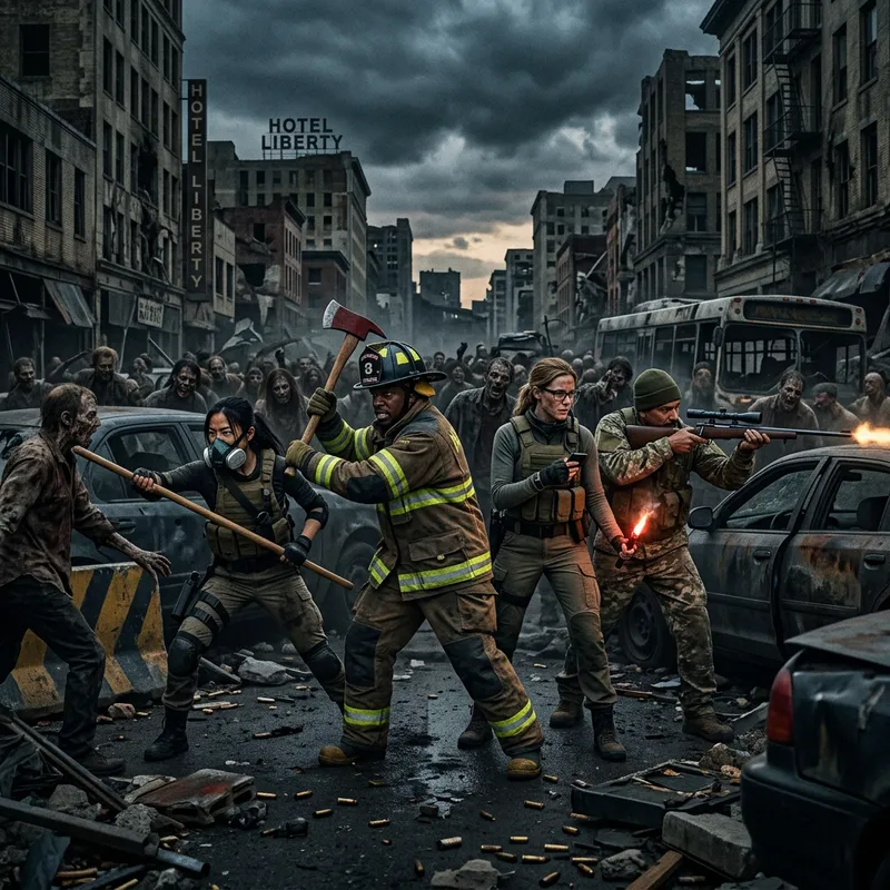 Survival Amidst Zombie Attack: A Story of Suspense and Action