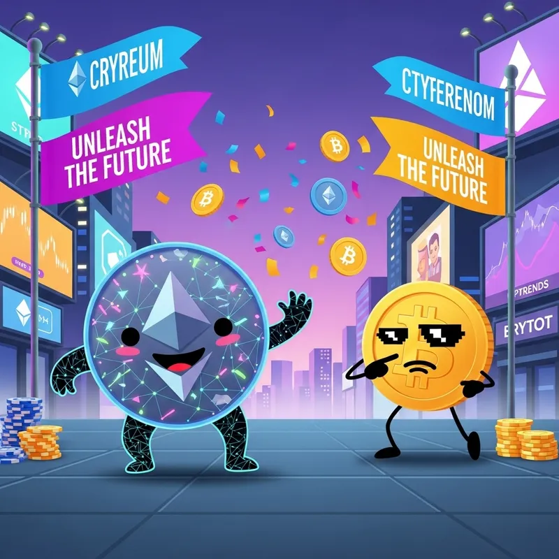 Ethereum vs Bitcoin: A Colorful Crypto Showdown