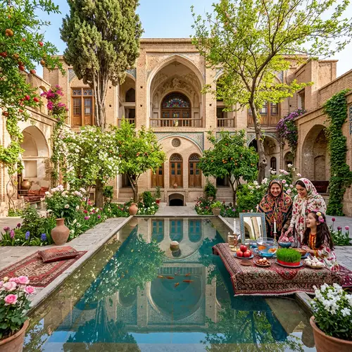 Traditional Persian House During Noruz - Renewal and Rebirth