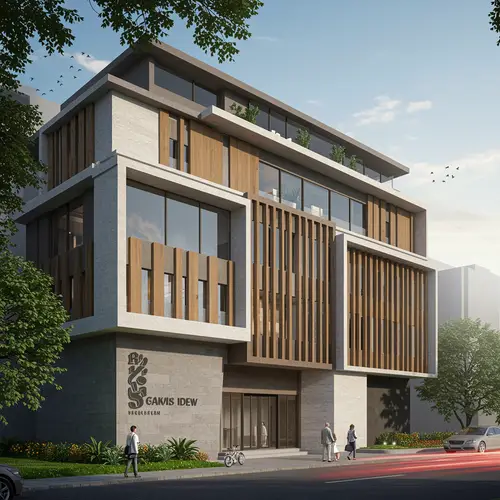 Architectural Facade Design Variants