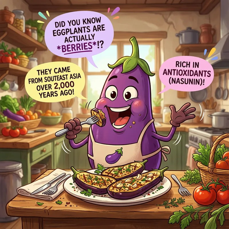 Fun Eggplant Facts from a Delicious Character!