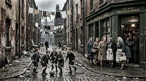 Gritty Street Life in a Victorian Neighborhood