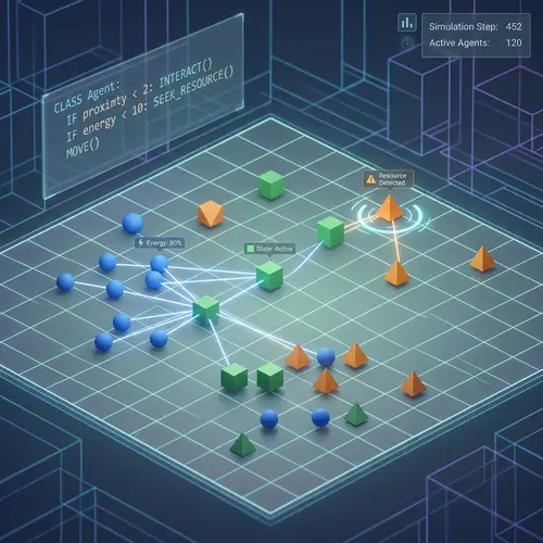 Agent-Based Modeling in Computer Science | Interactive 3D Environment