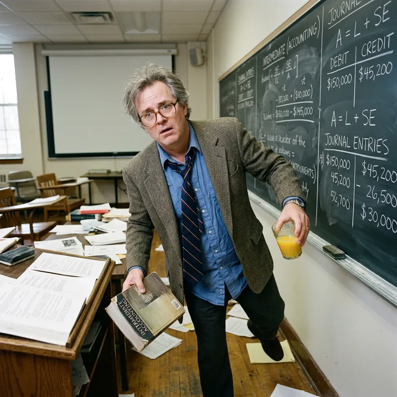 Drunk Accounting Professor: A Funny Classroom Moment