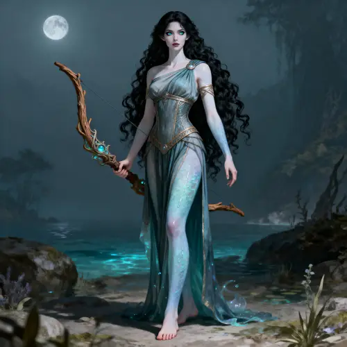 Cithaeris: The Enchanting Naiad Character Art